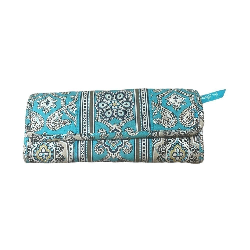 Vera Bradley Totally Turquoise Sleek Wallet